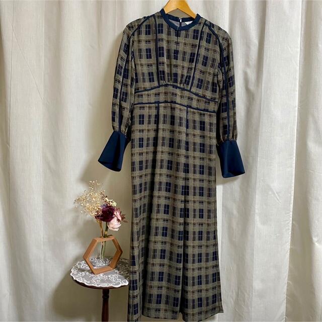 CLANE - クラネ正規品！新品紙タグ付き☆ワンピCHECK PIPING ONE PIECE