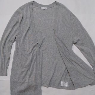 プラステ(PLST)の【美品】 PLST プラステ レディース カーディガン M グレー(カーディガン)