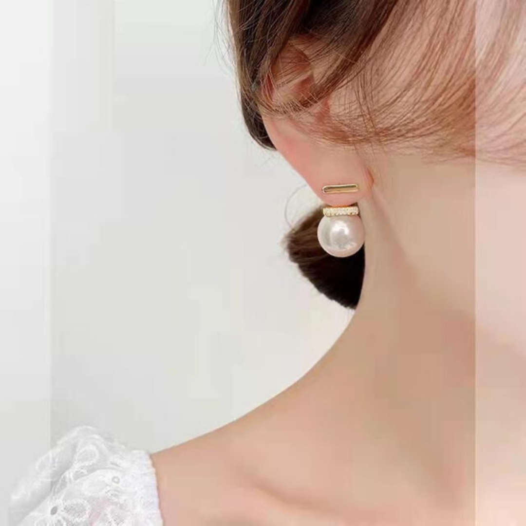 three ways pierce レディースのアクセサリー(ピアス)の商品写真