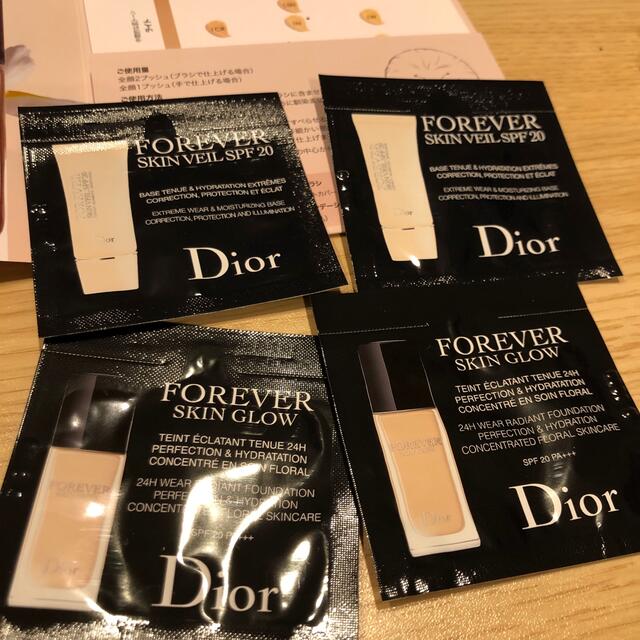 Dior(ディオール)のdior サンプル　リキッドファンデーション　メイクアップベース コスメ/美容のキット/セット(サンプル/トライアルキット)の商品写真