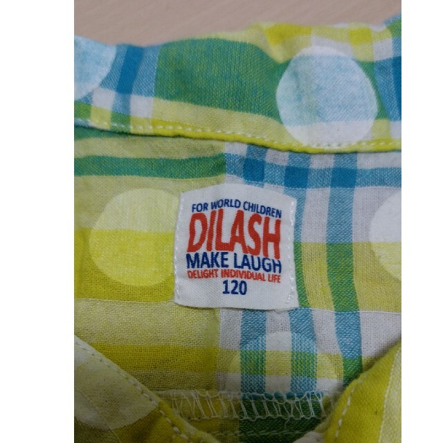 DILASH(ディラッシュ)のDILASHの半袖シャツ 120㎝ キッズ/ベビー/マタニティのキッズ服男の子用(90cm~)(ブラウス)の商品写真