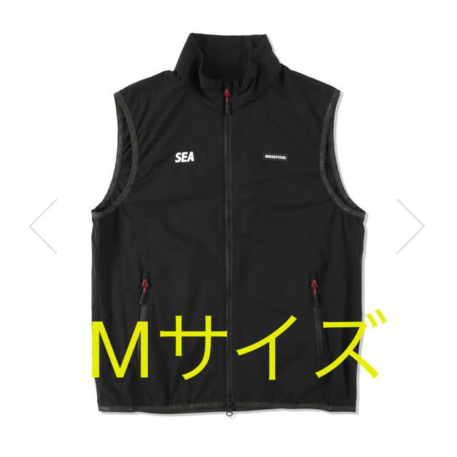 新品未使用 BRIEFING X WDS WIND VEST 黒 BLACK 【年中無休】 19750円
