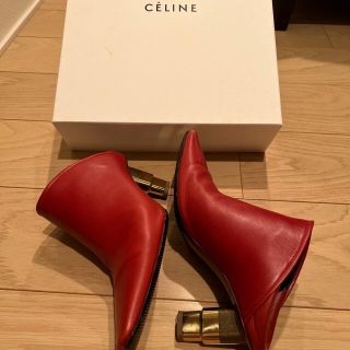 セリーヌ(celine)のセリーヌ　フィービー　キャンドルヒールブーティー(ハイヒール/パンプス)