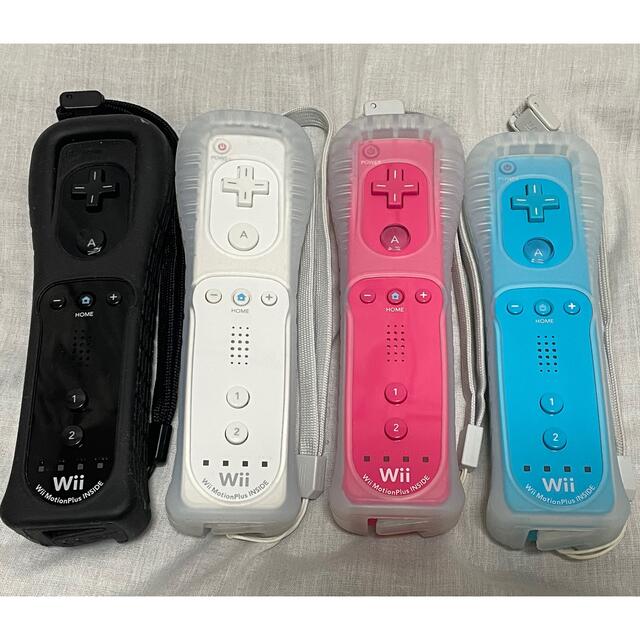 Wiiモーションプラスリモコン 4色　4本セット