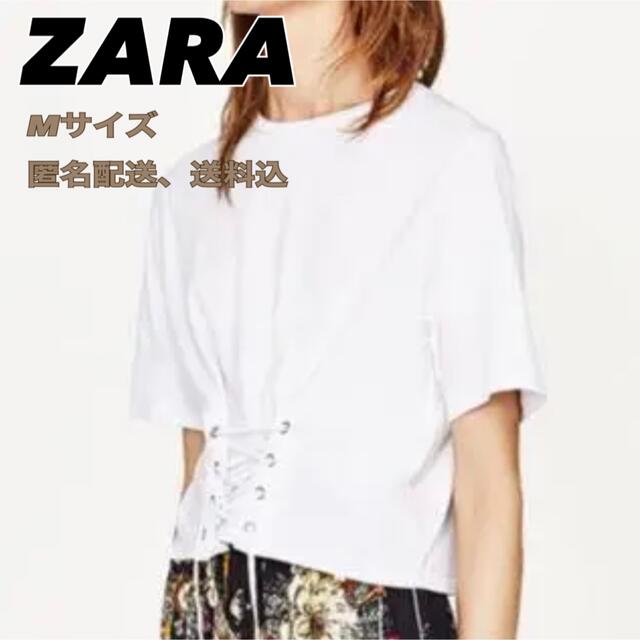 ZARA - 値下げ！【ZARA】コルセットTシャツの通販 by こぐま's shop ...