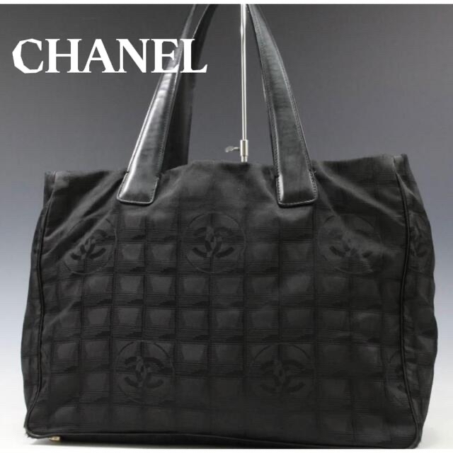 ネット限定】 CHANEL 美品シャネルトートバッグシリアルシール有 ...