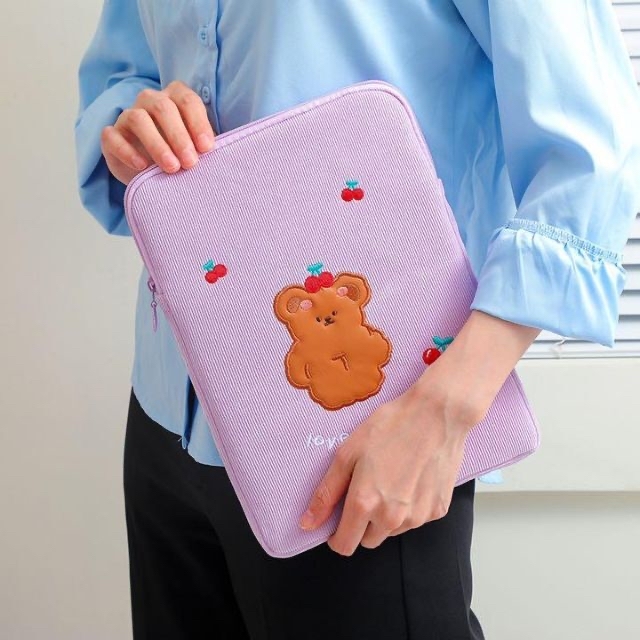 タブレット PC パソコン ケース 11インチ うさぎ ピンク 韓国 収納の