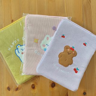 タブレット PC パソコン ケース 11インチ うさぎ ピンク 韓国 収納の