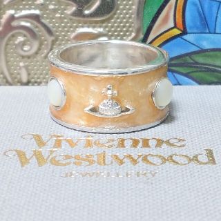 ヴィヴィアンウエストウッド(Vivienne Westwood)のvivienne westwood キングリング 旧版 白 Mサイズ(リング(指輪))