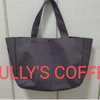 タリーズコーヒー(TULLY'S COFFEE)の【美品】タリーズコーヒー　トートバッグ　グレー　オンワードコラボ(トートバッグ)