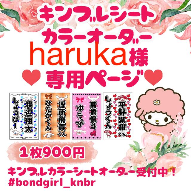 haruka様専用ページ キンブレシーオーダー その他のその他(その他)の商品写真