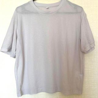 ユニクロ(UNIQLO)のユニクロ グレー Tシャツ(Tシャツ(半袖/袖なし))