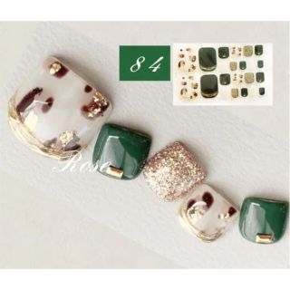 ☆84 ジェルネイルシール フット(ネイル用品)