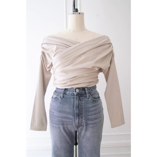 Asymmetric Cotton-blend Jersey Top