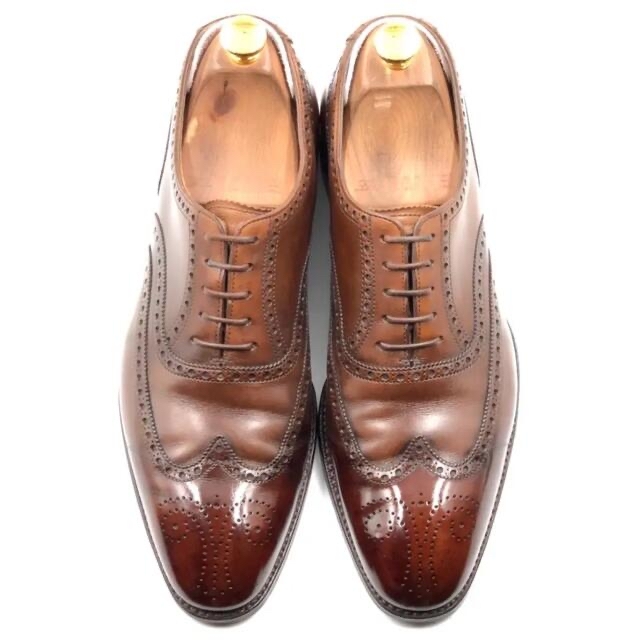 Crockett&Jones 7.5 内羽ウィングチップ