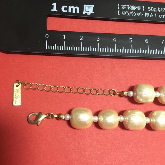 パール風ネックレス レディースのアクセサリー(ネックレス)の商品写真