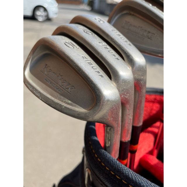 evisu golf キャディバッグ 傘 セット 希少 エヴィス｜Yahoo