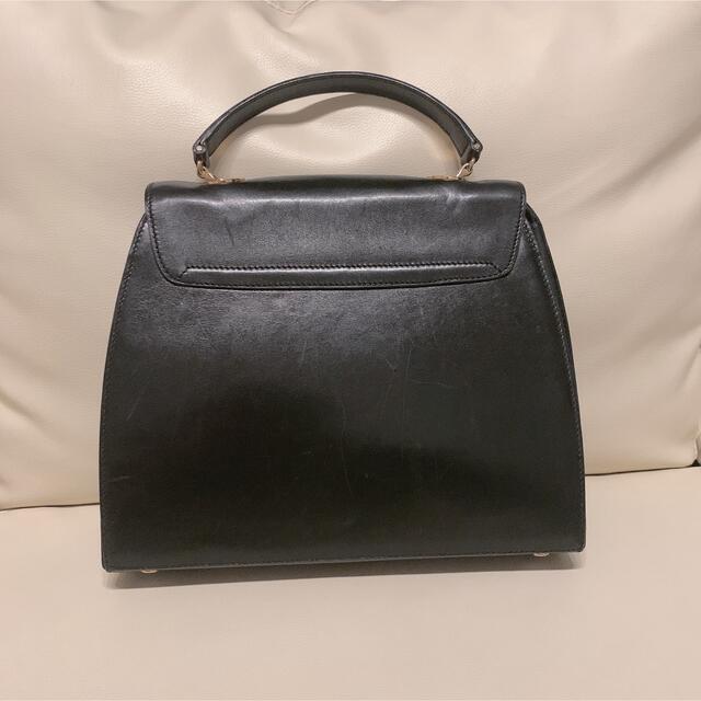 CELINE ハンドバッグ 2way ボックスカーフ サークルロゴ