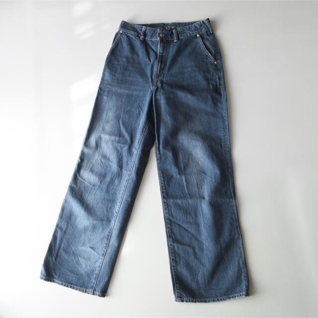 45rpm - 45R おこめデニムのシャルロットパンツ(加工) インディゴ 45rpm - 45R おこめデニムのシャルロットパンツ(加工) インディゴ