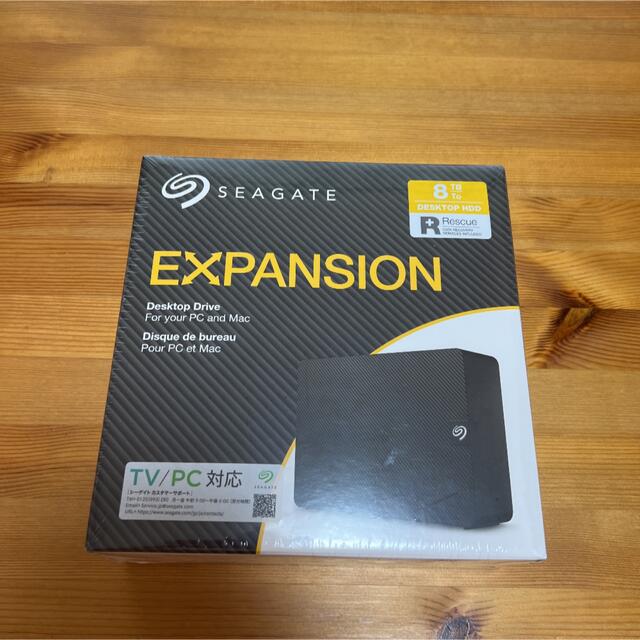 外付け HDD 8T SEAGATE EXPANSION