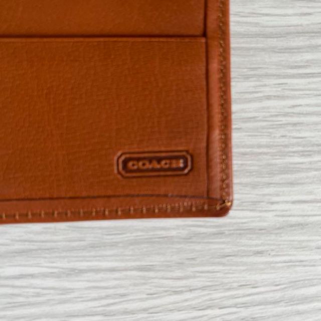 COACH(コーチ)の美品 COACH コーチ 財布 二つ折り 札入れ  キャメル ユニセックス メンズのファッション小物(折り財布)の商品写真