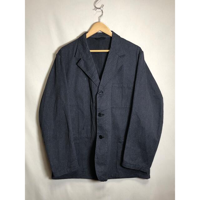 Lutteurs Black Chambray Work Jacket 50's