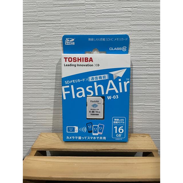 東芝 FlashAir クラス10 16GB SD-WE016G