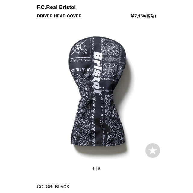 F.C.Real Bristol DRIVER HEAD COVER