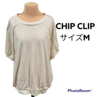 CHIP CLIP Tシャツ　サイズM ピンクベージュ(Tシャツ(半袖/袖なし))