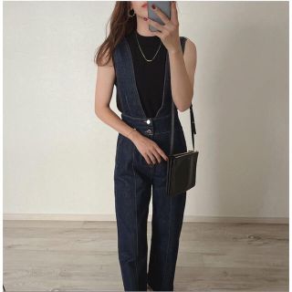 お値下げ！ZARA  リラックスカットデニムサロペットSサイズ　新品未使用