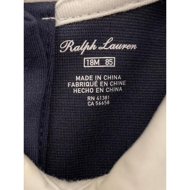 Ralph Lauren(ラルフローレン)の1度のみラルフローレンベビー　セレモニーウェアワンピース　紺　85cm18m キッズ/ベビー/マタニティのベビー服(~85cm)(ワンピース)の商品写真