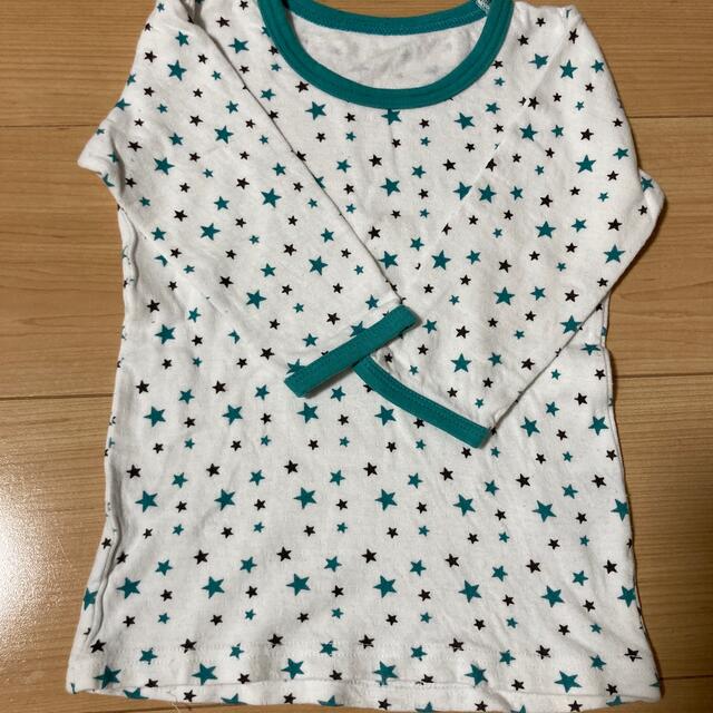 あったか素材 長袖肌着 キッズ/ベビー/マタニティのキッズ服男の子用(90cm~)(下着)の商品写真