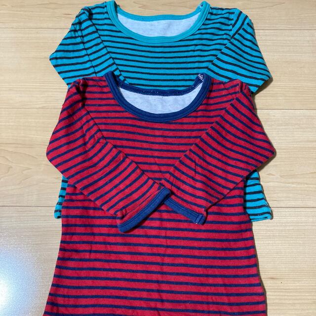 あったか素材 長袖肌着 キッズ/ベビー/マタニティのキッズ服男の子用(90cm~)(下着)の商品写真