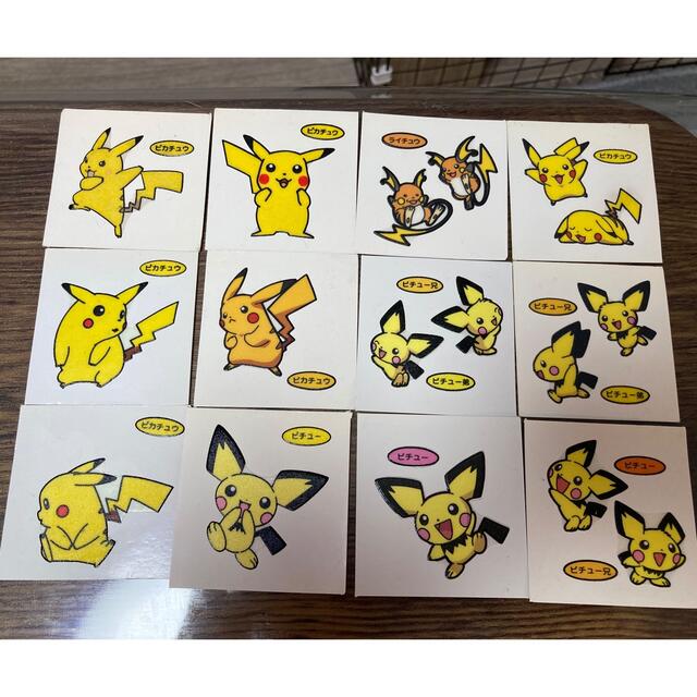 ポケモン デコキャラシール 12枚 セット ピカチュウ ピチュウ ライチュウ | フリマアプリ ラクマ