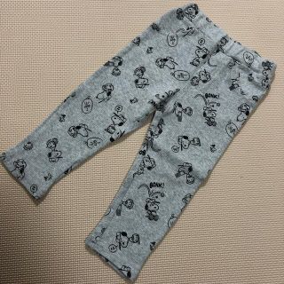 スヌーピー(SNOOPY)のあむ様専用　スヌーピー　ストレッチパンツ　グレー　90(パンツ/スパッツ)