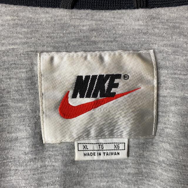 90’s Nike ナイロンジャケット 激レア ラグラン 黒 XLkzk_古着サイズ表記