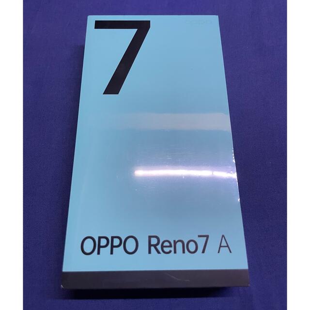 OPPO(オッポ)の【完全新品未使用】OPPO Reno7 A スターリーブラック スマホ/家電/カメラのスマートフォン/携帯電話(スマートフォン本体)の商品写真