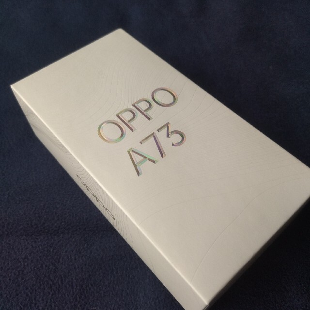 新品未使用　OPPO A73 ネービーブルー