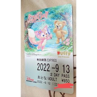 【使用済み】　リーナベル　リゾラ　ディズニー　リゾートライン　フリーきっぷ　(その他)