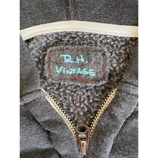 R.H.vintageロンハーマン パーカー TALON五角形ジップ復刻 グレー | フリマアプリ ラクマ