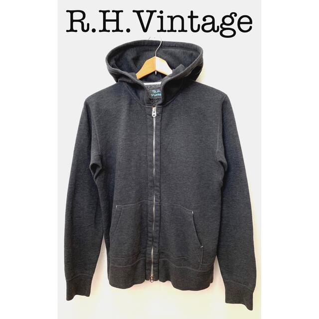 R.H.vintageロンハーマン パーカー TALON五角形ジップ復刻 グレー