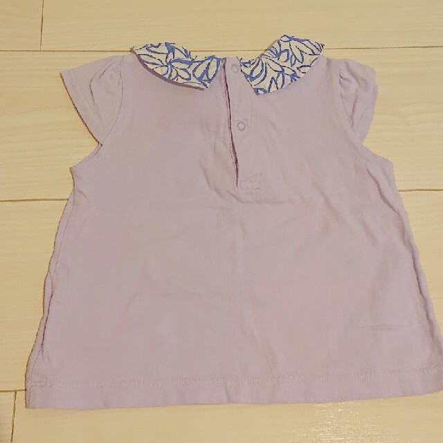 BeBe(ベベ)のBeBe.*･ﾟ襟付きカットソー  100cm キッズ/ベビー/マタニティのキッズ服女の子用(90cm~)(Tシャツ/カットソー)の商品写真