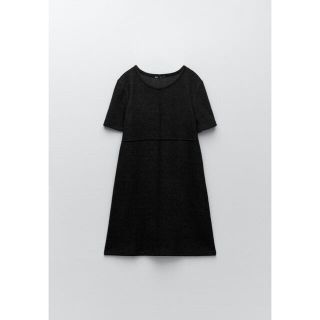 ザラ(ZARA)のvintage ZARA basic soft dress dark grey (ひざ丈ワンピース)