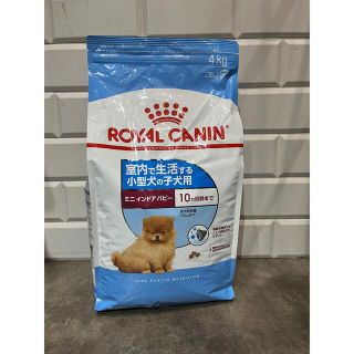 ロイヤルカナン(ROYAL CANIN)のロイヤルカナン　ミニインドアパピー　4kg(ペットフード)