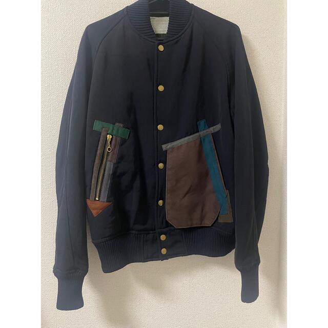 偉大な kolor 17aw ブルゾン サイズ2 ネイビー - www
