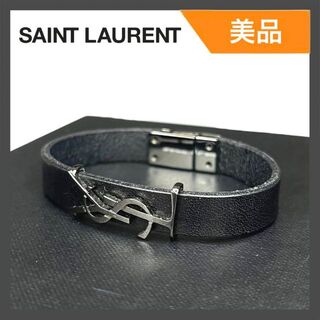 サンローラン(Saint Laurent)の【美品】SAINT LAURENT ブレスレット オピウム YSLロゴ Mサイズ(ブレスレット/バングル)