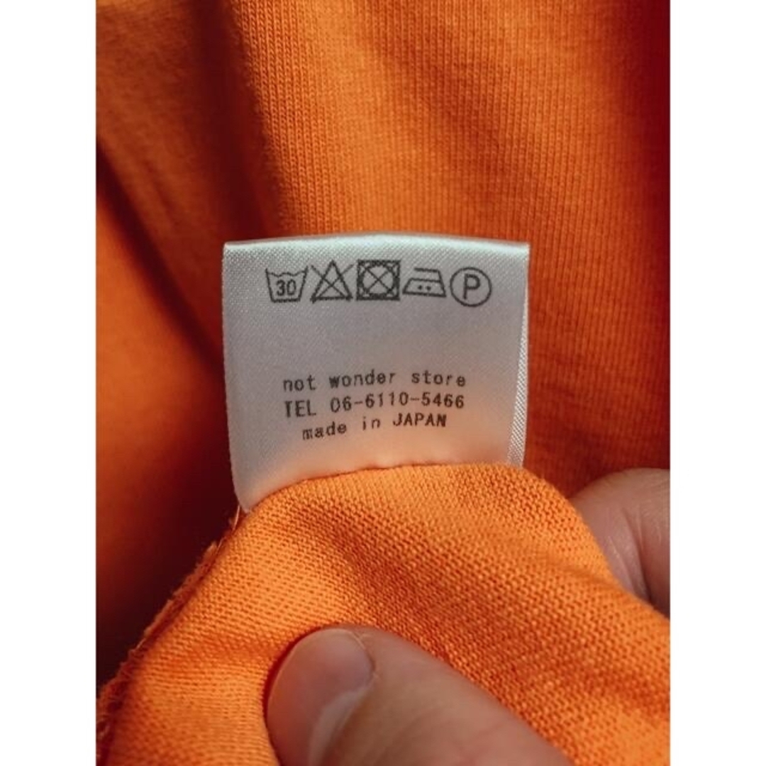 wonderland ロングスリーブポロ オレンジ メンズのトップス(ポロシャツ)の商品写真