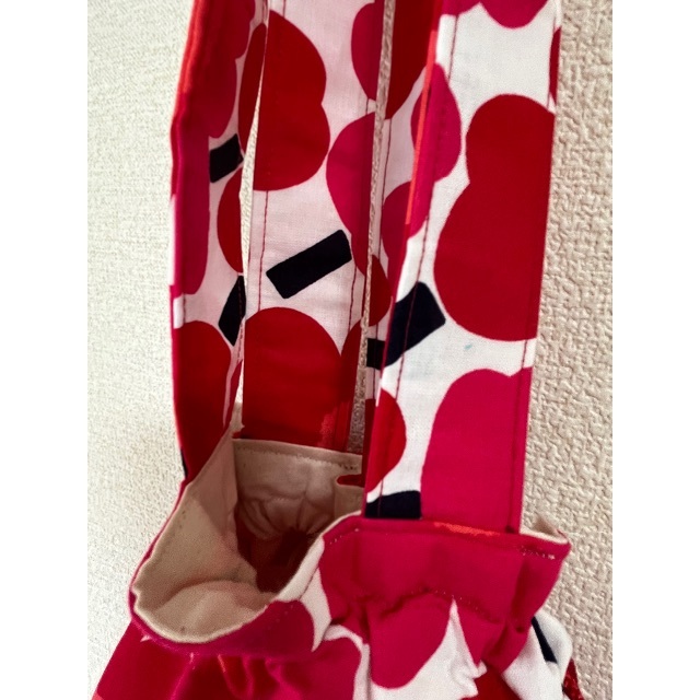 marimekko(マリメッコ)の❤️新品未使用❤️可愛いです♪人気♪マリメッコトート肩がけ巾着バッグハンドメイド レディースのバッグ(トートバッグ)の商品写真