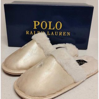 ポロラルフローレン(POLO RALPH LAUREN)の【激安！ラスト一足】 ルームシューズ　ムートンスリッパ ポロラルフローレン(スリッパ/ルームシューズ)