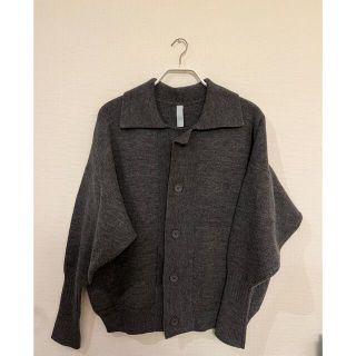 イッセイミヤケ(ISSEY MIYAKE)のCFCL/カーディガン(厚手)/3/ウール/GRY/(カーディガン)